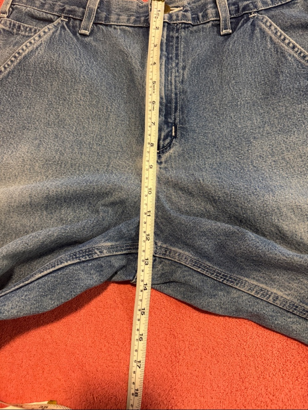 Carhartt Men's Relaxed Light Blue Denim Jeans - Picture 6 of 13